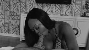 THICK EBONY JAYDEN STARR SLOPPY BLOWJOB AND HARDCORE FUCK ENDING WITH MESSY TITJOB