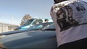 Asian guy and college white girl on bus