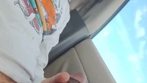 I got caught 🥵 risky jack off in public